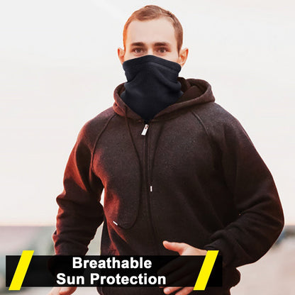 Winter Windproof Scarves Fleece Tube Scarf Mask Soft Half Face Cover