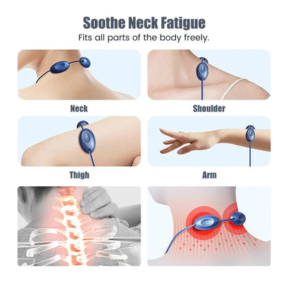 Smart Neck Massager Heating EMS Pulse Neck Massage Apparatus
