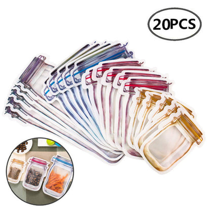 Reusable Snack Storage Bag Nut Biscuit Waterproof Sealed Food Storage Bag