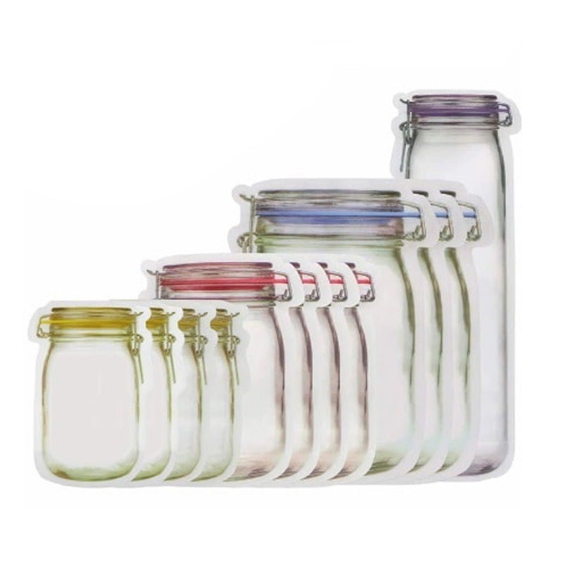 Reusable Snack Storage Bag Nut Biscuit Waterproof Sealed Food Storage Bag