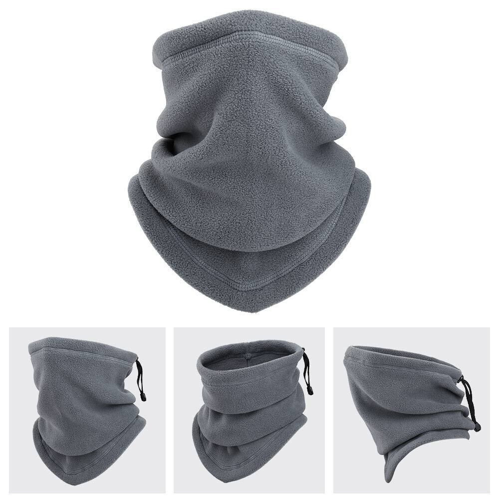 Winter Windproof Scarves Fleece Tube Scarf Mask Soft Half Face Cover