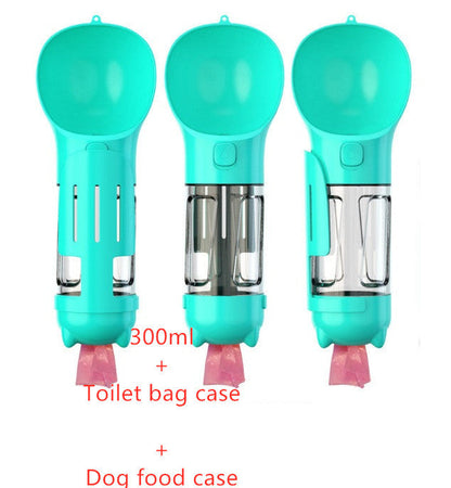Portable Pet Outdoor Travel 3 In 1 Dog Water Bottle