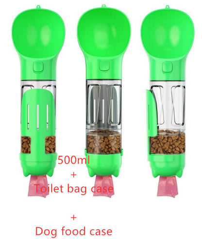 Portable Pet Outdoor Travel 3 In 1 Dog Water Bottle