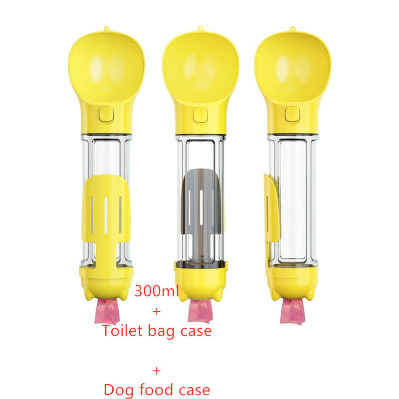 Portable Pet Outdoor Travel 3 In 1 Dog Water Bottle