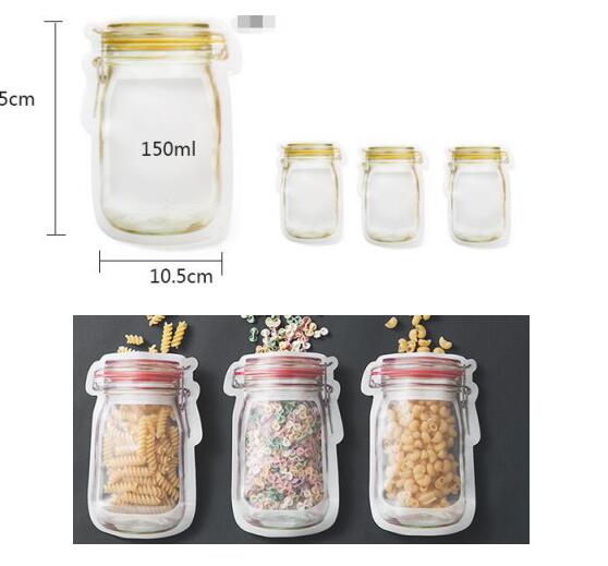 Reusable Snack Storage Bag Nut Biscuit Waterproof Sealed Food Storage Bag
