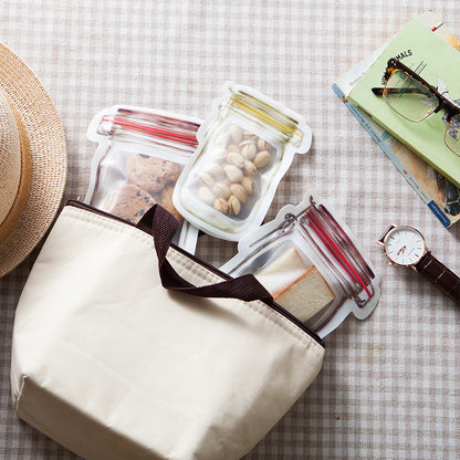 Reusable Snack Storage Bag Nut Biscuit Waterproof Sealed Food Storage Bag