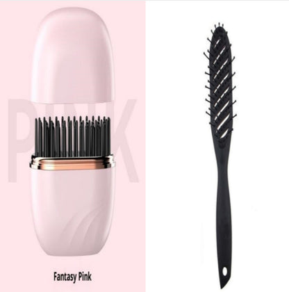 Mini Hair Straightening Comb Wireless Charging Portable Multifunctional