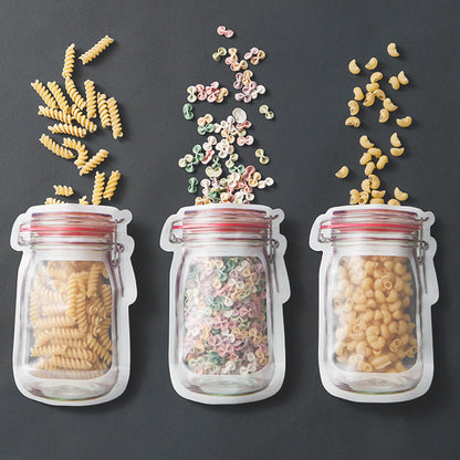 Reusable Snack Storage Bag Nut Biscuit Waterproof Sealed Food Storage Bag