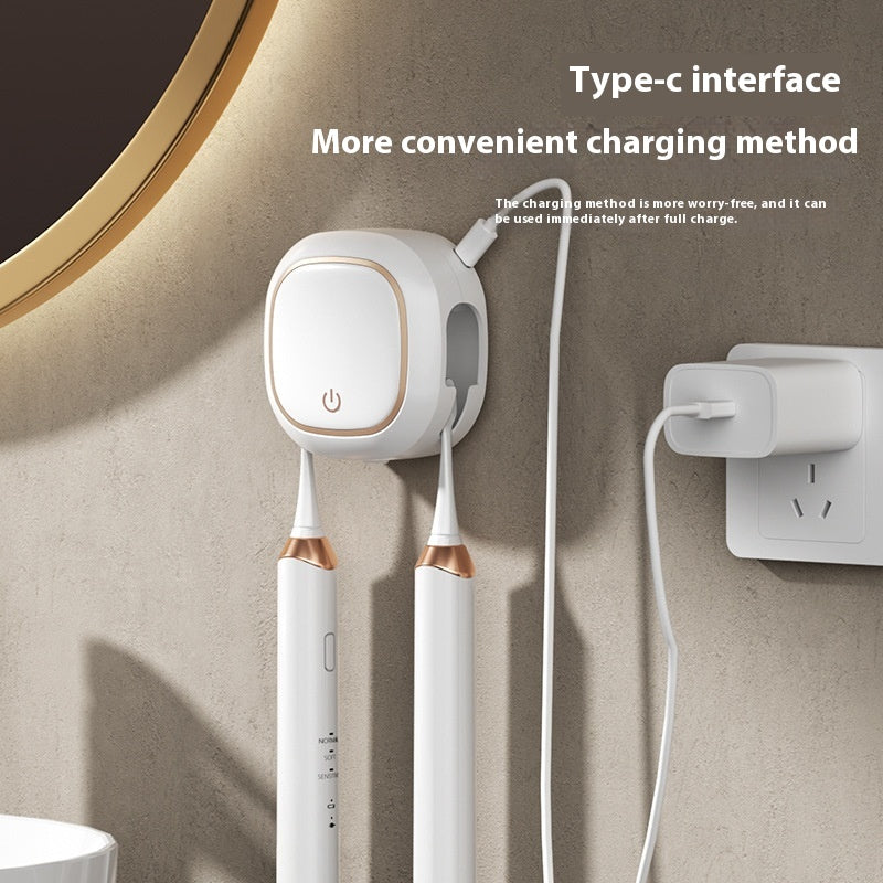 Home Wall Mount Toilet Toothbrush Rack