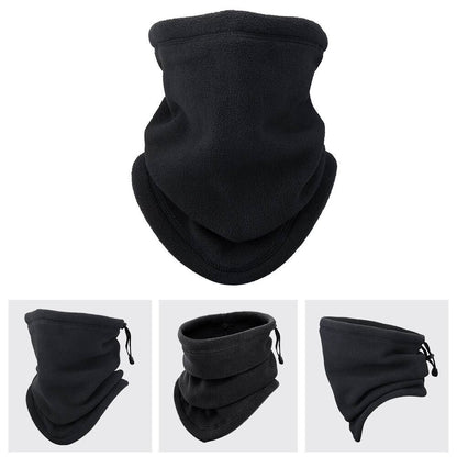 Winter Windproof Scarves Fleece Tube Scarf Mask Soft Half Face Cover