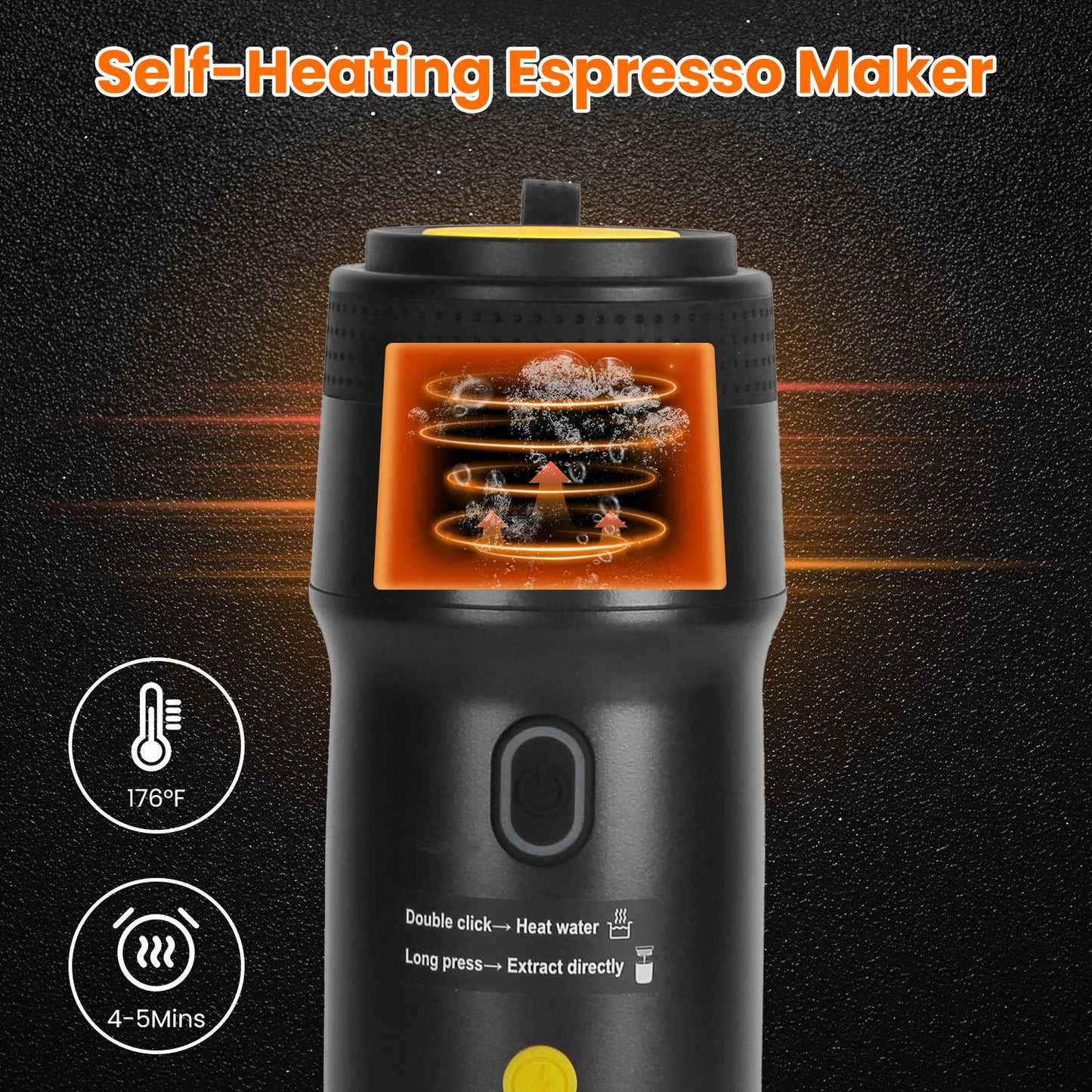 Portable Electric Espresso Machine Cordless Coffee Maker