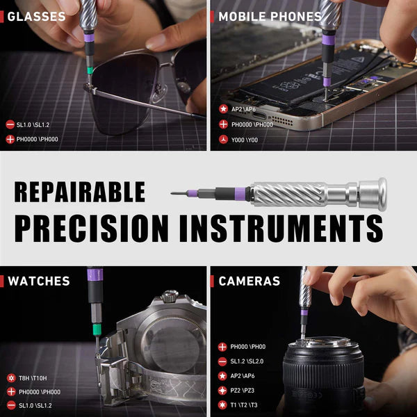 66-in-1 Ratchet Screwdriver Set with H4/H6.35 Bits