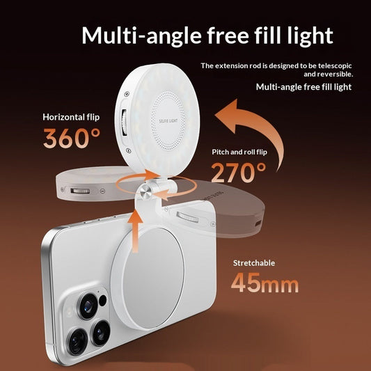 Magnetic Ring Light For Selfie Photography Portable Beauty Lighting