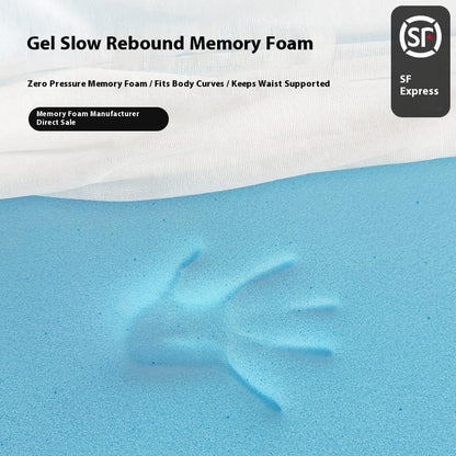 Gel Memory Cotton Mattress Thin Slow Rebound Tatami Mat