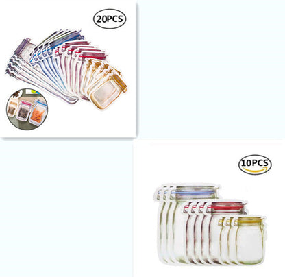 Reusable Snack Storage Bag Nut Biscuit Waterproof Sealed Food Storage Bag
