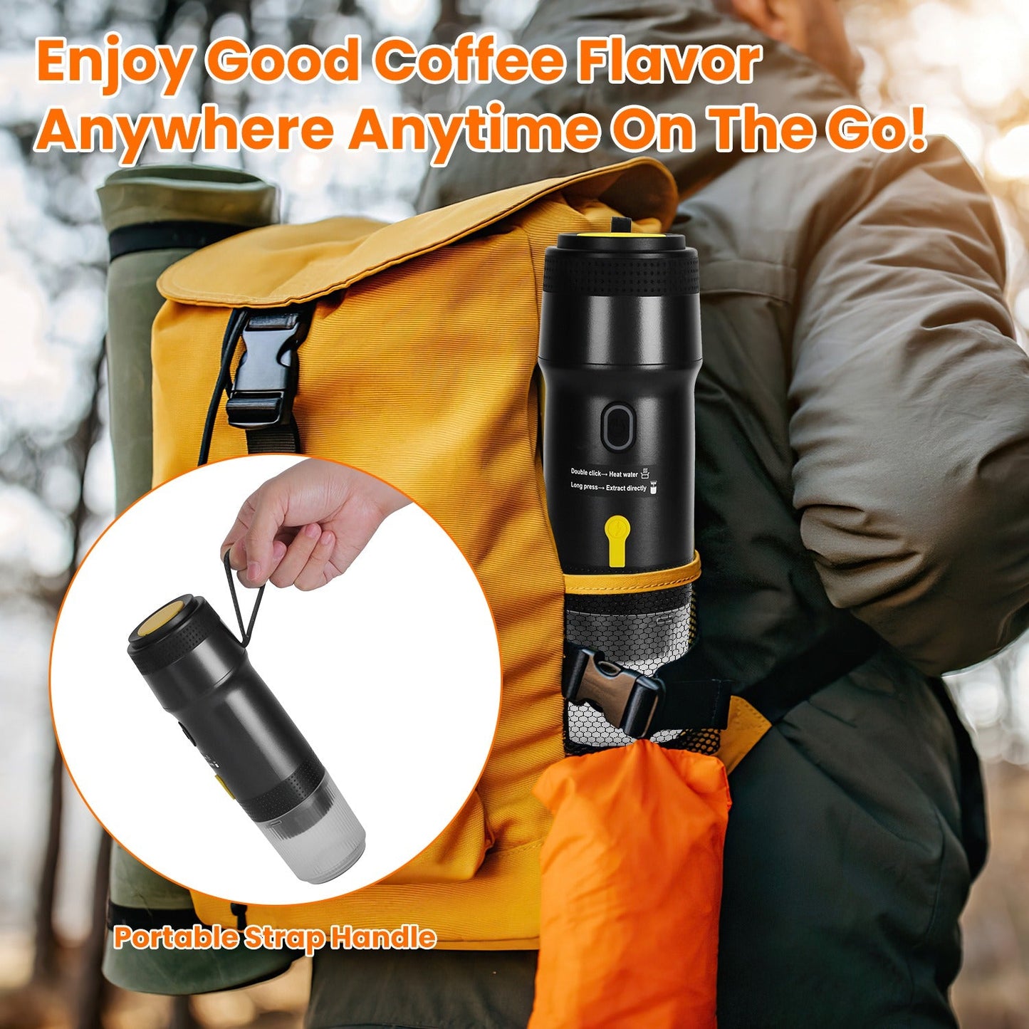 Portable Electric Espresso Machine Cordless Coffee Maker