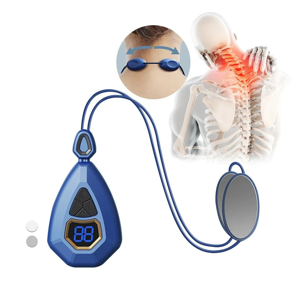 Smart Neck Massager Heating EMS Pulse Neck Massage Apparatus