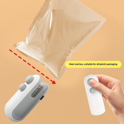 Mini 2 In 1 Sealer Heat Sealer Bag Opening Machine For Snacks