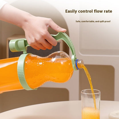 Beverage Bottle Handle Holder Adjustable Pouring Handle Organizer Multi-Use