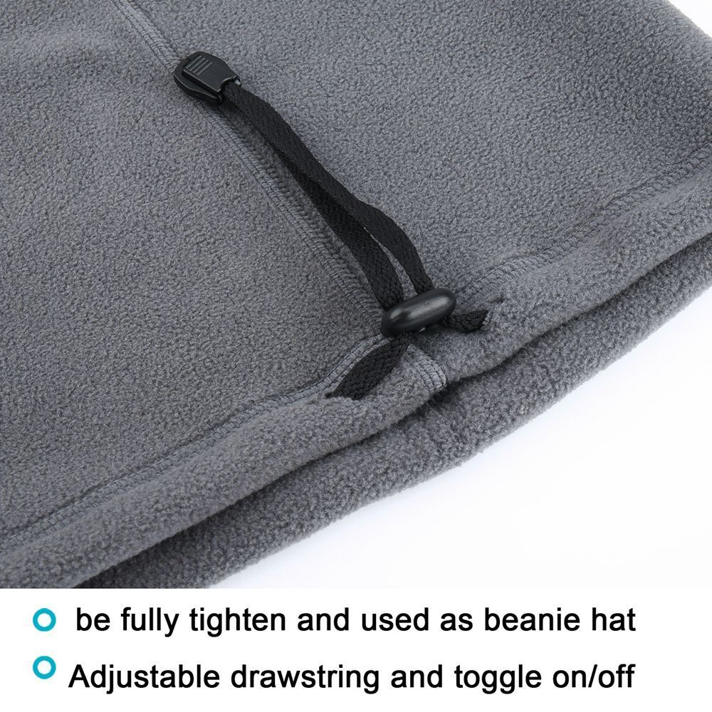 Winter Windproof Scarves Fleece Tube Scarf Mask Soft Half Face Cover