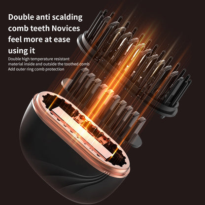Mini Hair Straightening Comb Wireless Charging Portable Multifunctional