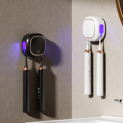 Home Wall Mount Toilet Toothbrush Rack