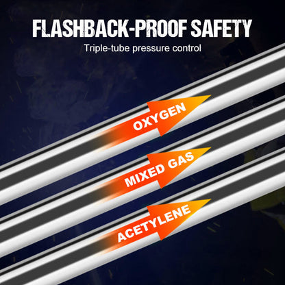 Flashback-Resistant Cutting Torch