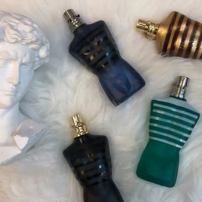 30ml*4 Men Portable Eau De Parfum Set Long Lasting Oriental Woody Scent